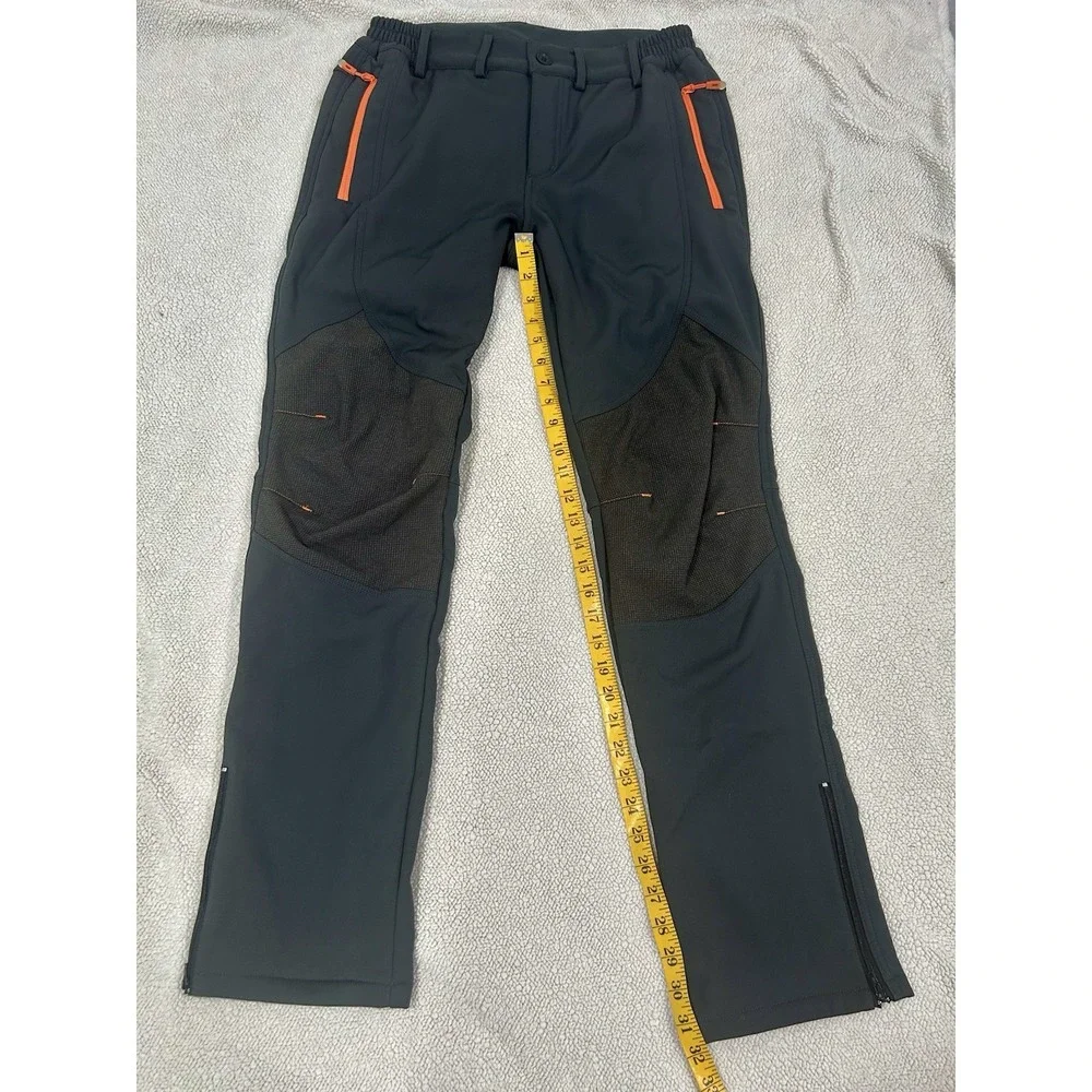 Gash Hao Men 32x32‎ Snow Ski Waterproof Softshell Pants Outdoor Hiking Fleece